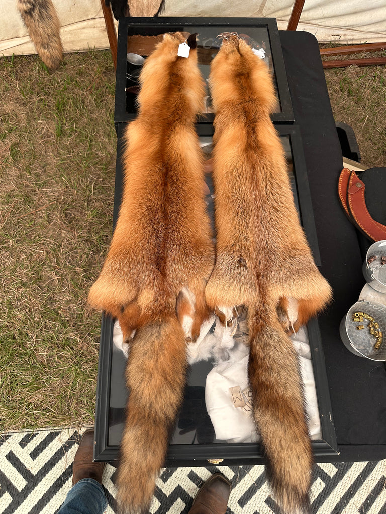 Red fox pelt