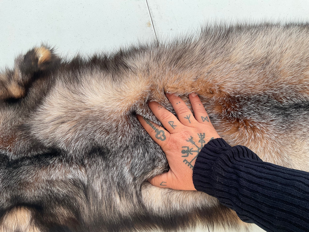 Crystal Fox fur pelts/skins